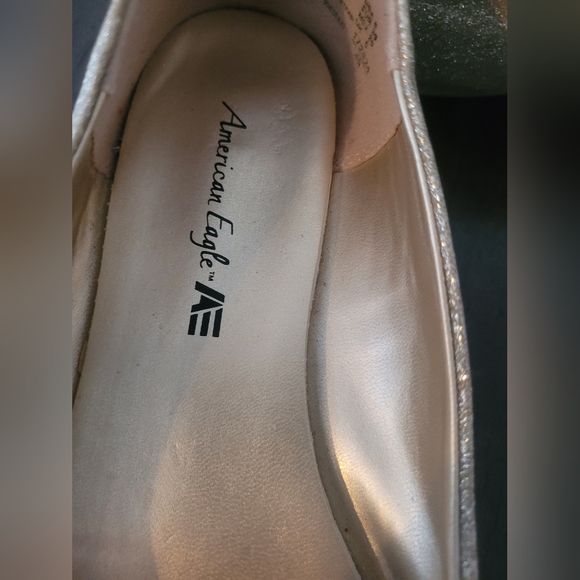 American Eagle Gold Sparkle Flats - Picture 6 of 6